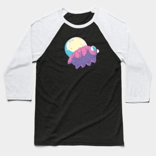 Aviator Tardigrade in Space Baseball T-Shirt